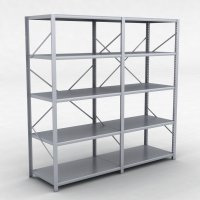 Stlhylla H: 200 x L: 205 x D: 60 cm