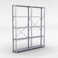 Stlhylla H: 240 x L: 205 x D: 30 cm