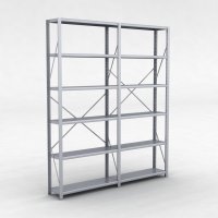 Stlhylla H: 240 x L: 205 x D: 30 cm