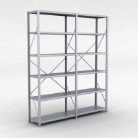 Stlhylla H: 240 x L: 205 x D: 40 cm