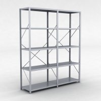 Stlhylla H: 240 x L: 205 x D: 50 cm