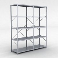 Stlhylla H: 240 x L: 205 x D: 60 cm