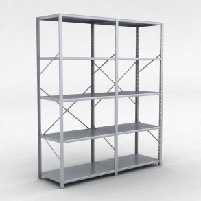 Stlhylla H: 240 x L: 205 x D: 60 cm