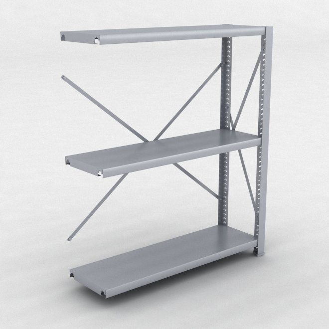 Stlhylla tillbyggnadsdel