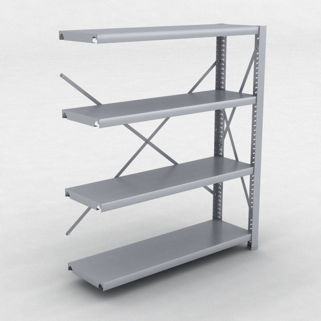 Stlhylla tillbyggnadsdel