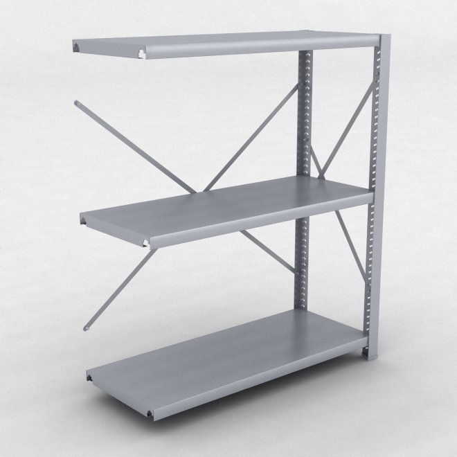 Stlhylla tillbyggnadsdel