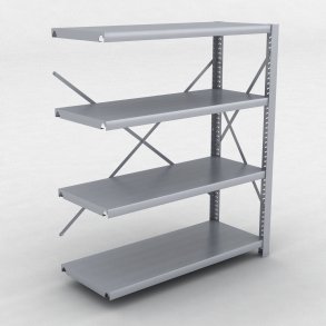 Stlhylla tillbyggnadsdel