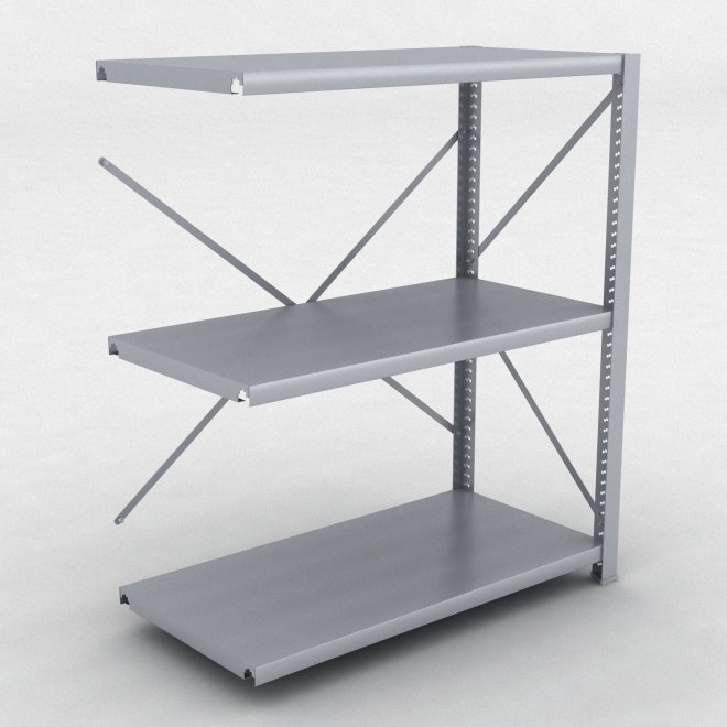 Stlhylla tillbyggnadsdel