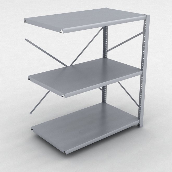 Stlhylla tillbyggnadsdel