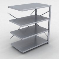 Stahlregal Anbaufeld H�he 120 cm