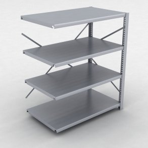 Stlhylla tillbyggnadsdel