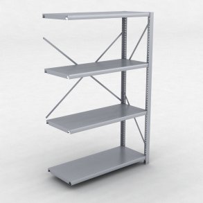 Stlhylla tillbyggnadsdel