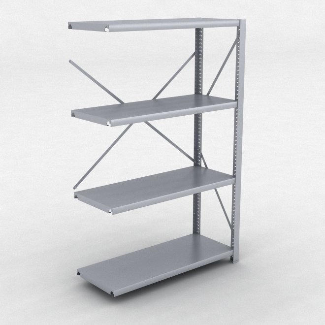 Stlhylla tillbyggnadsdel