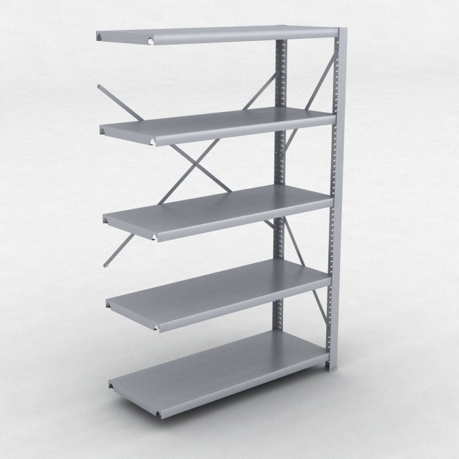 Stlhylla tillbyggnadsdel