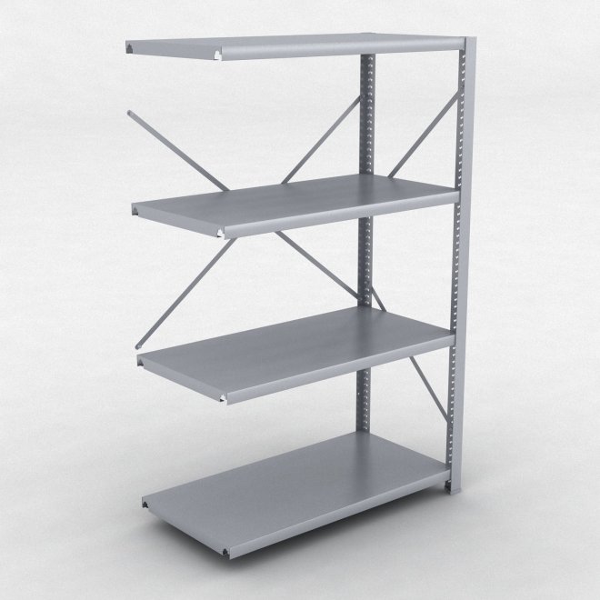 Stlhylla tillbyggnadsdel