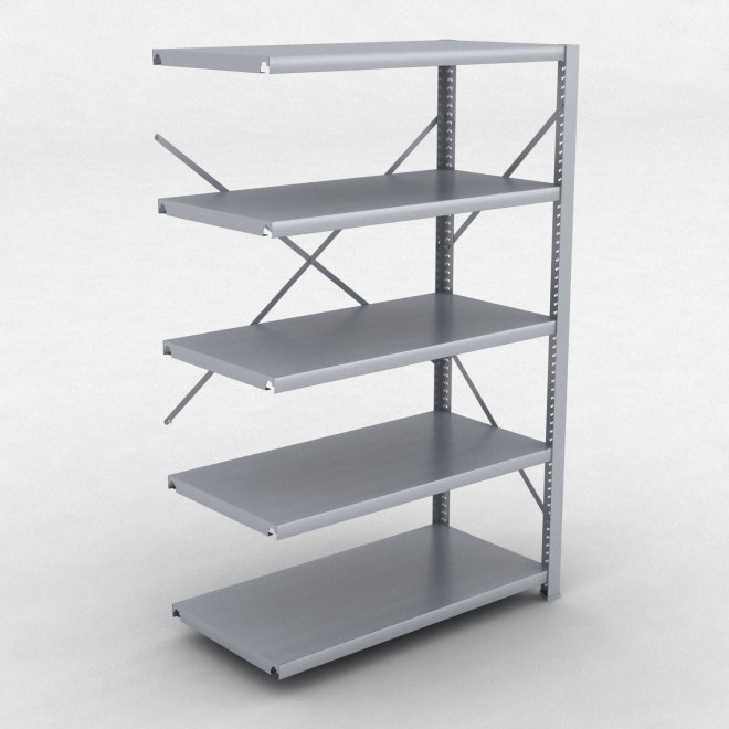 Stlhylla tillbyggnadsdel