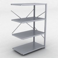 Stahlregal Anbaufeld H�he 160 cm
