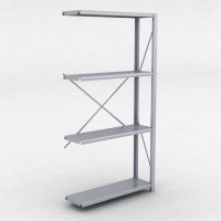 Stahlregal Anbaufeld H�he 200 cm