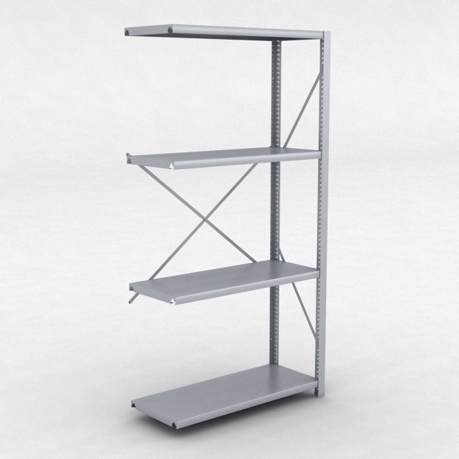 Stlhylla tillbyggnadsdel