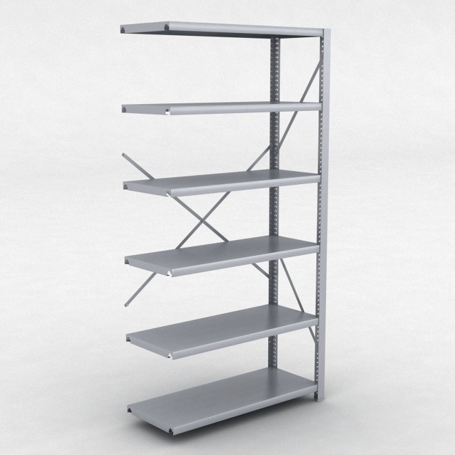 Stlhylla tillbyggnadsdel