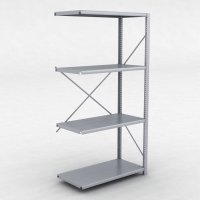 Stahlregal Anbaufeld H�he 200 cm
