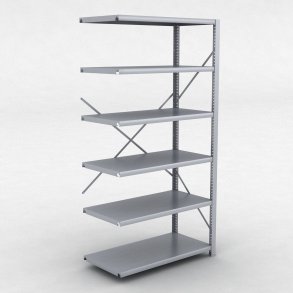 Stlhylla tillbyggnadsdel