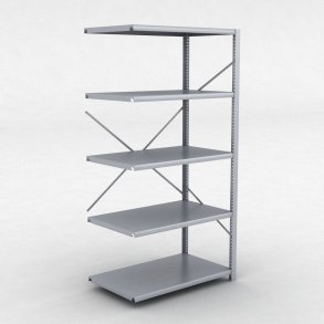 Stlhylla tillbyggnadsdel