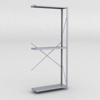 Stlhylla tillbyggnadsdel H: 240 x L: 100 x D: 30 cm