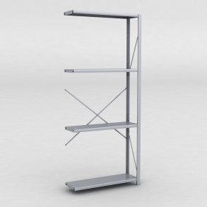 Stlhylla tillbyggnadsdel H: 240 x L: 100 x D: 30 cm