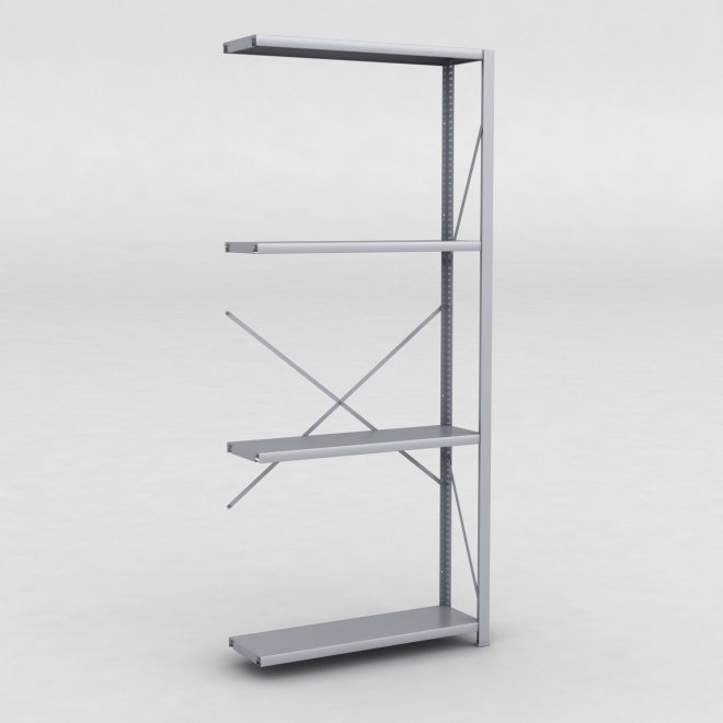 Stlhylla tillbyggnadsdel H: 240 x L: 100 x D: 30 cm