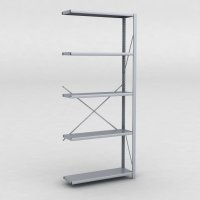 Stlhylla tillbyggnadsdel H: 240 x L: 100 x D: 30 cm