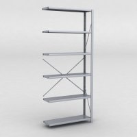 Stlhylla tillbyggnadsdel H: 240 x L: 100 x D: 30 cm