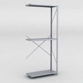 Stlhylla tillbyggnadsdel H: 240 x L: 100 x D: 40 cm