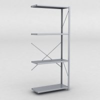 Stlhylla tillbyggnadsdel H: 240 x L: 100 x D: 40 cm