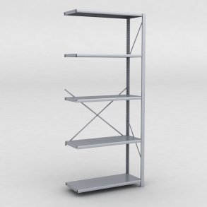 Stlhylla tillbyggnadsdel H: 240 x L: 100 x D: 40 cm