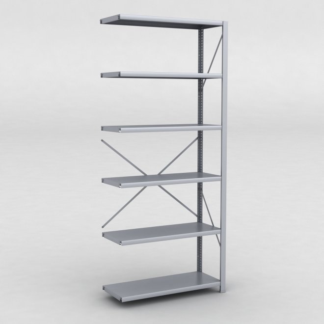 Stlhylla tillbyggnadsdel H: 240 x L: 100 x D: 40 cm