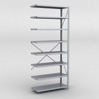 Stlhylla tillbyggnadsdel H: 240 x L: 100 x D: 40 cm