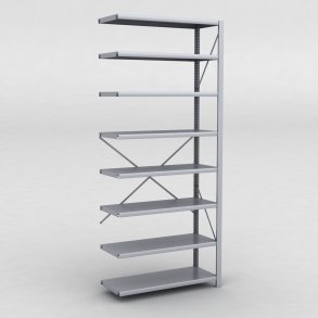 Stlhylla tillbyggnadsdel H: 240 x L: 100 x D: 40 cm