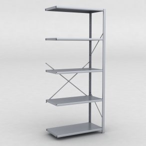 Stlhylla tillbyggnadsdel H: 240 x L: 100 x D: 50 cm