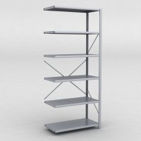 Stlhylla tillbyggnadsdel H: 240 x L: 100 x D: 50 cm