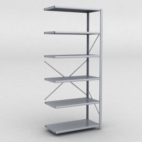 Stlhylla tillbyggnadsdel H: 240 x L: 100 x D: 50 cm