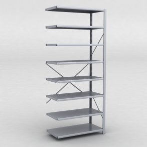 Stlhylla tillbyggnadsdel H: 240 x L: 100 x D: 50 cm