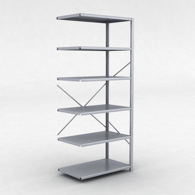 Stlhylla tillbyggnadsdel