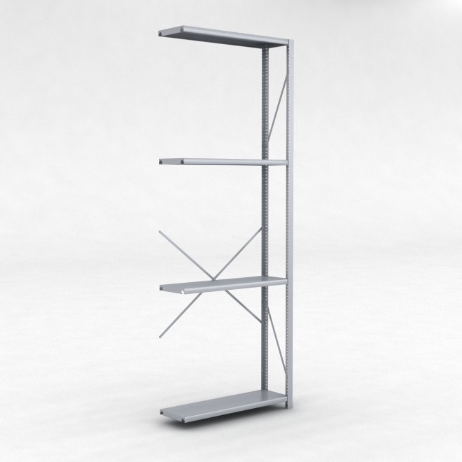 Stlhylla tillbyggnadsdel