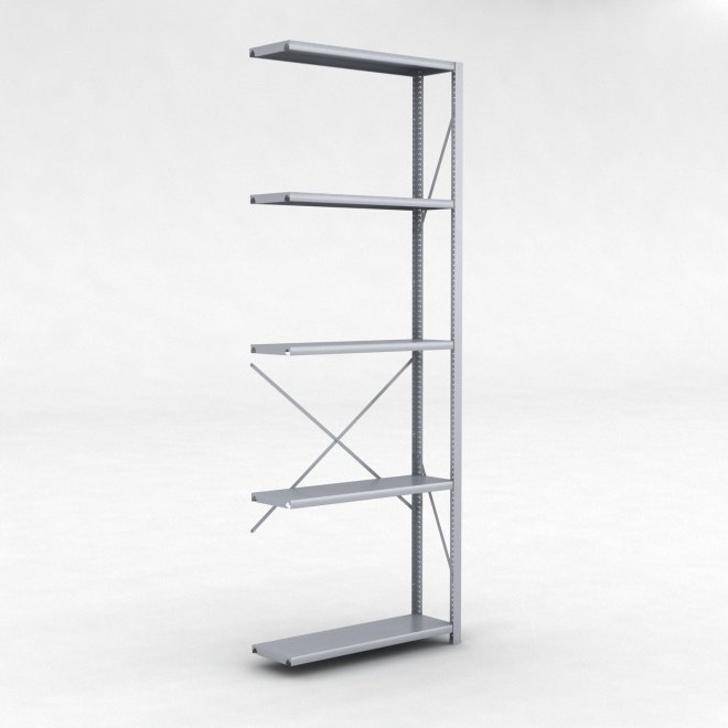 Stlhylla tillbyggnadsdel