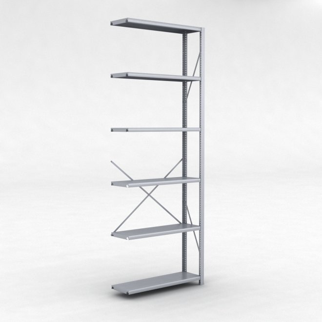 Stlhylla tillbyggnadsdel