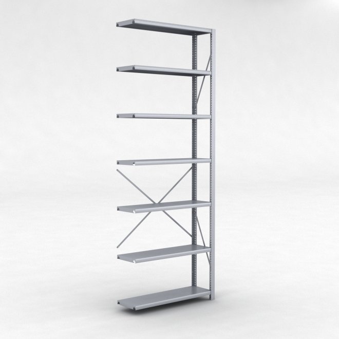 Stlhylla tillbyggnadsdel