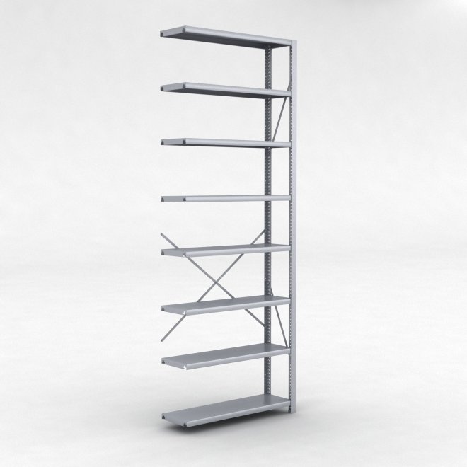 Stlhylla tillbyggnadsdel