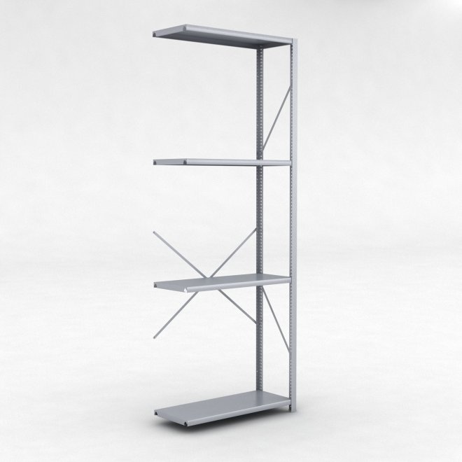 Stlhylla tillbyggnadsdel