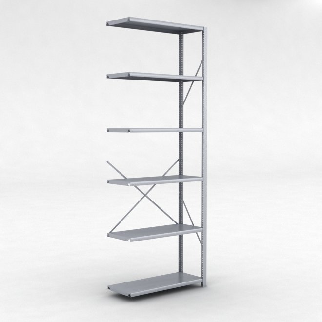 Stlhylla tillbyggnadsdel